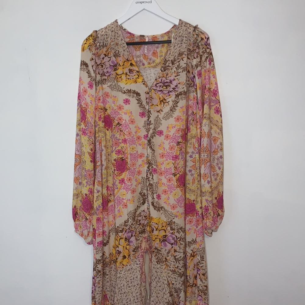 Free People | Marais Long Maxi Floral Dress - Picture 13 of 16